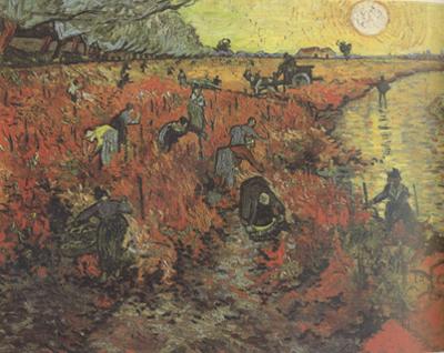 Vincent Van Gogh The Red Vineyard (nn04) oil painting image